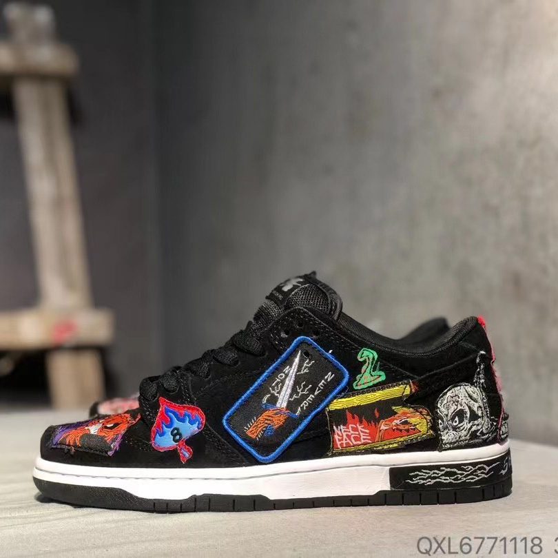 Nike SB x Neckface Dunk Low Pro Shoes     DO2326-001 - DesignerGu