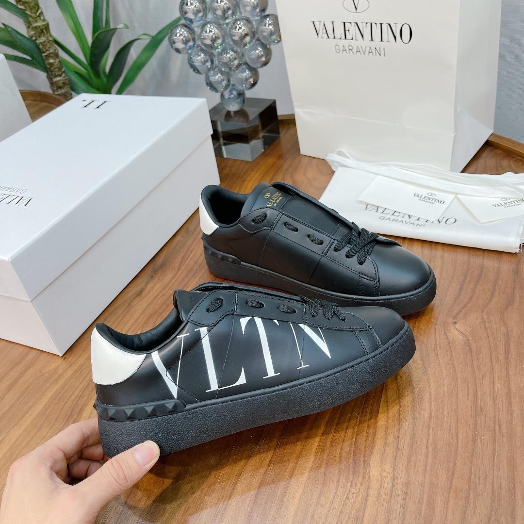 Valenti Open Sneaker With VLTN Print - DesignerGu