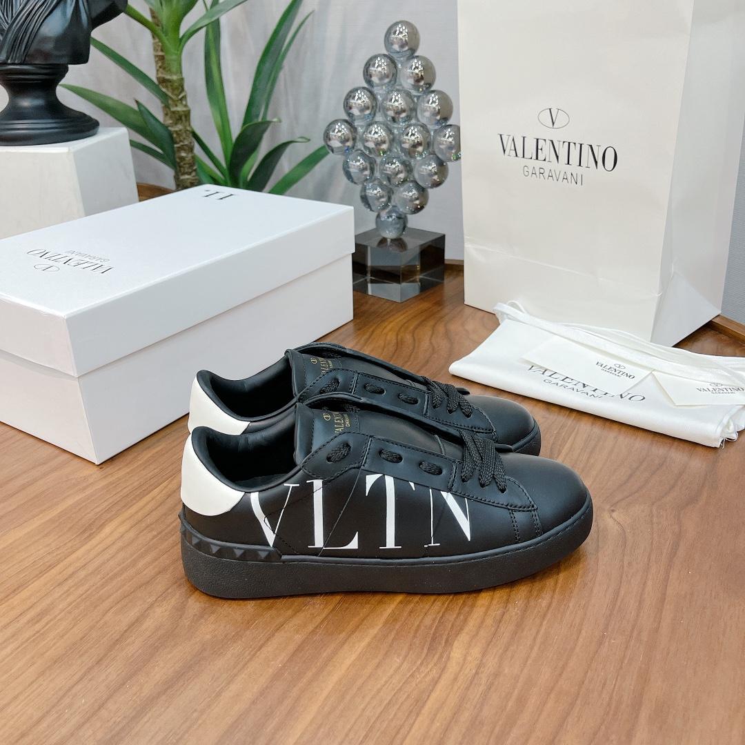 Valenti Open Sneaker With VLTN Print - DesignerGu