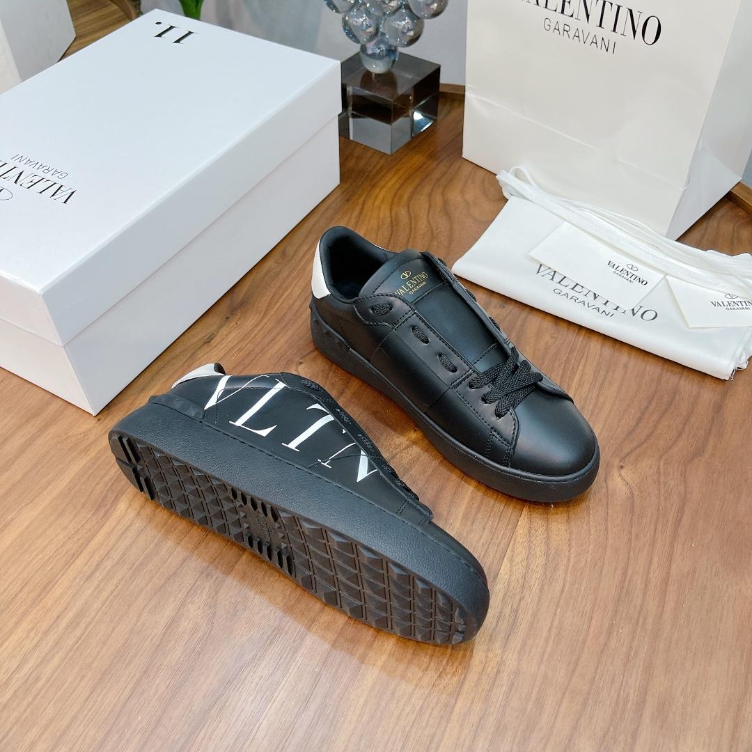 Valenti Open Sneaker With VLTN Print - DesignerGu