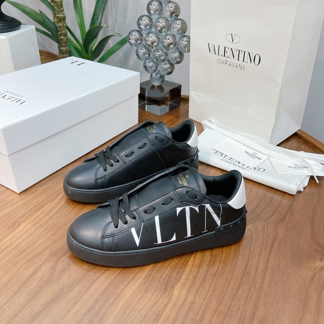 Valenti Open Sneaker With VLTN Print - DesignerGu