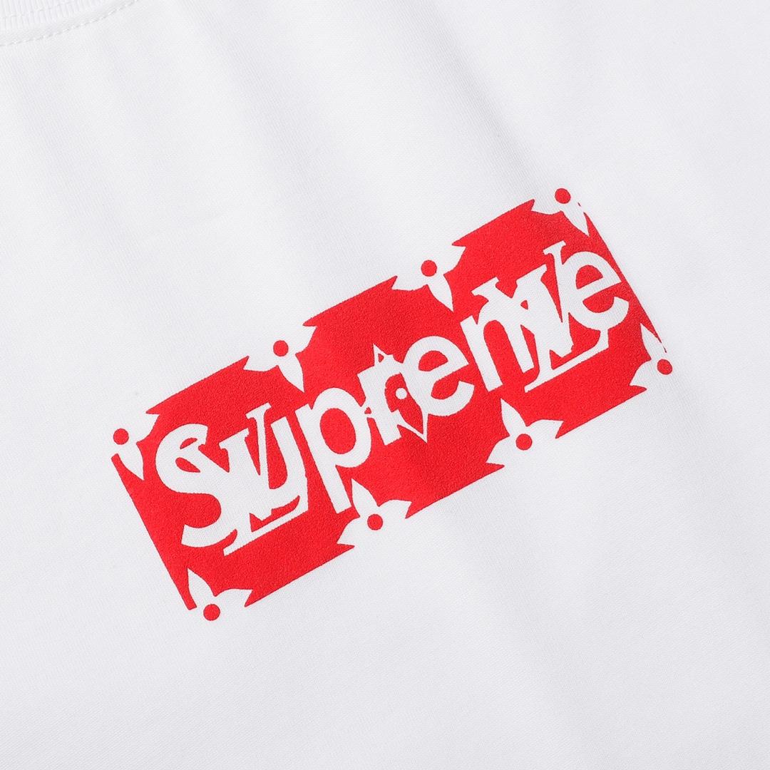 Supreme x Louis Vuitton Box Logo T-Shirt - DesignerGu