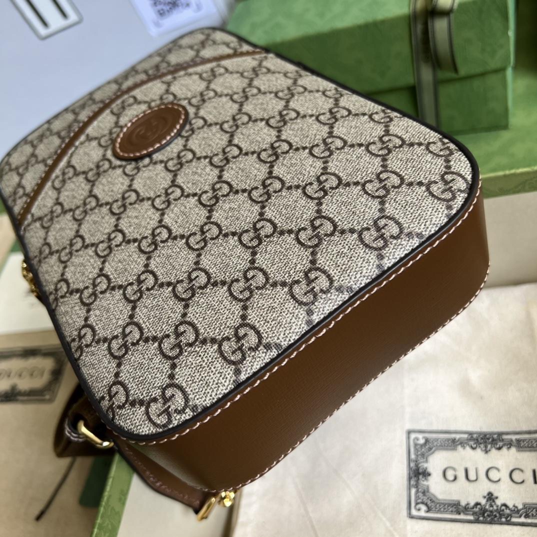 Gucci Sling Backpack With Interlocking G(24*16*5cm) - DesignerGu