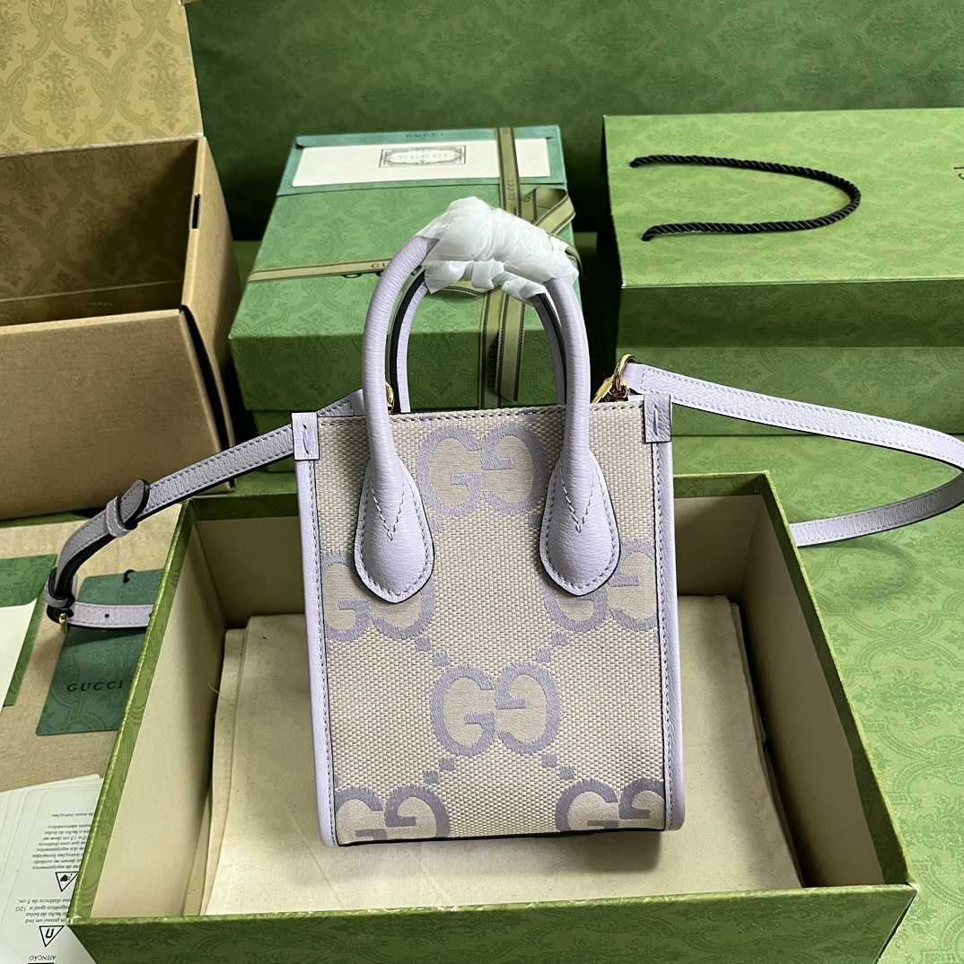 Gucci Jumbo GG Mini Tote Bag - DesignerGu