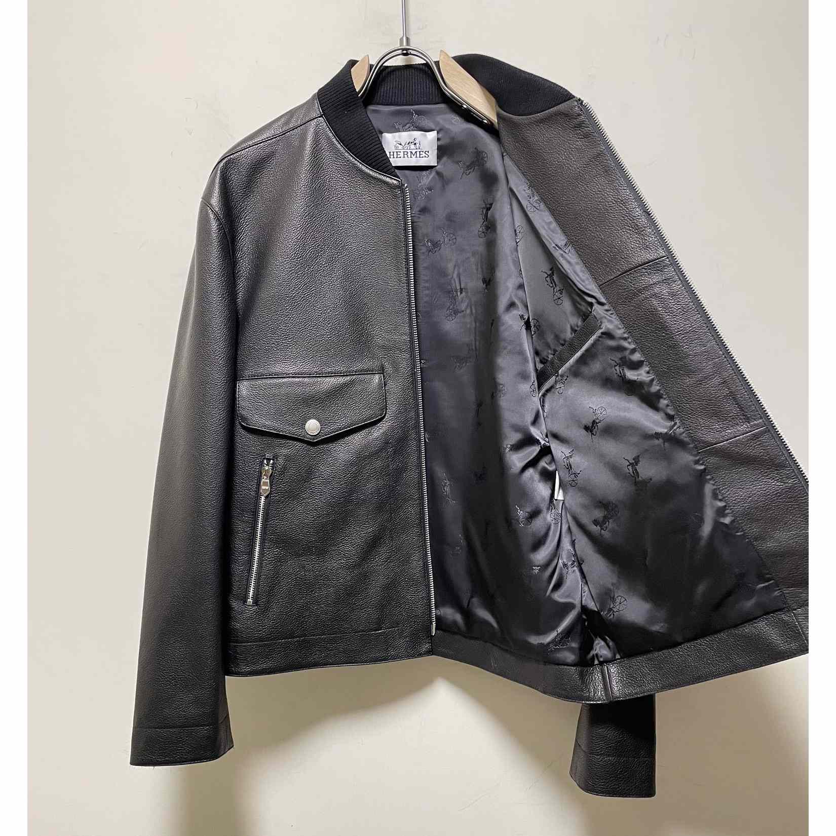 Hermes Straight Cut Jacket - DesignerGu