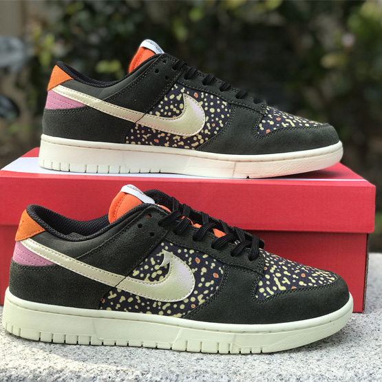 Nike SB Dunk Low Rainbow Trout Sneakers        FH7523-300 - DesignerGu