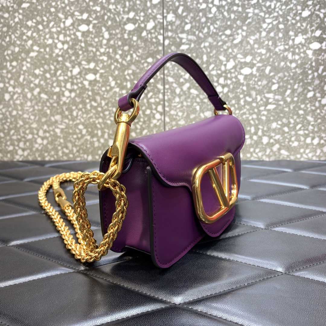 Valenti  Locò Small Shoulder Bag In Calfskin - DesignerGu