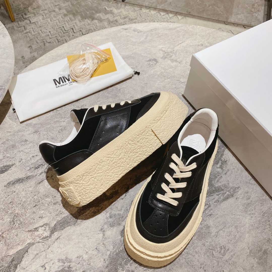 Maison Margiela Panelled Low-Top Sneakers - DesignerGu