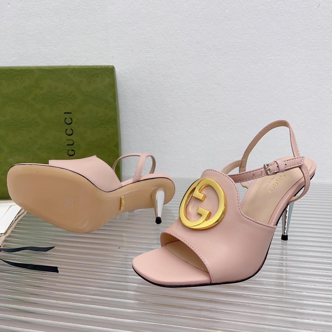 Gucci Blondie Heeled Sandal - DesignerGu