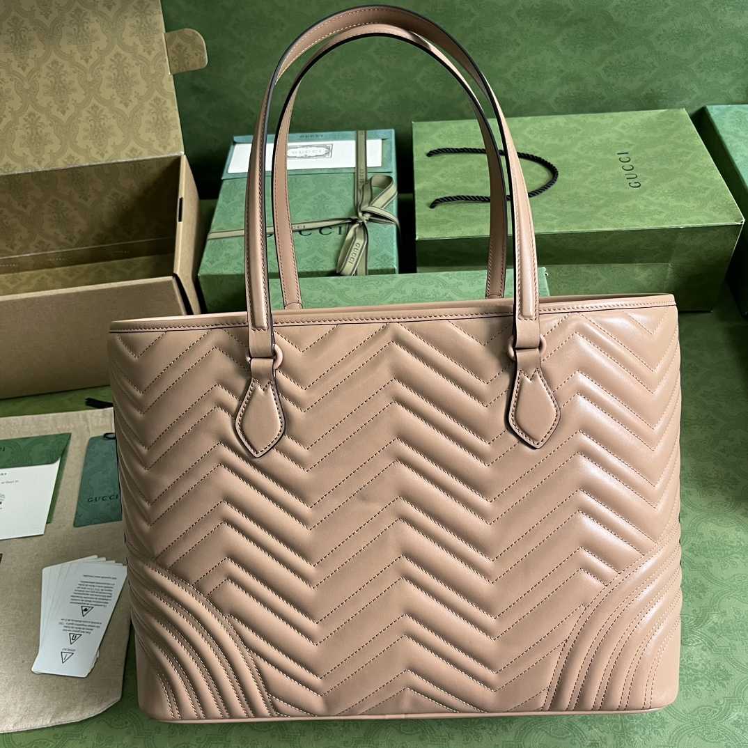 Gucci GG Marmont Large Tote Bag(38.5-29-14cm) - DesignerGu