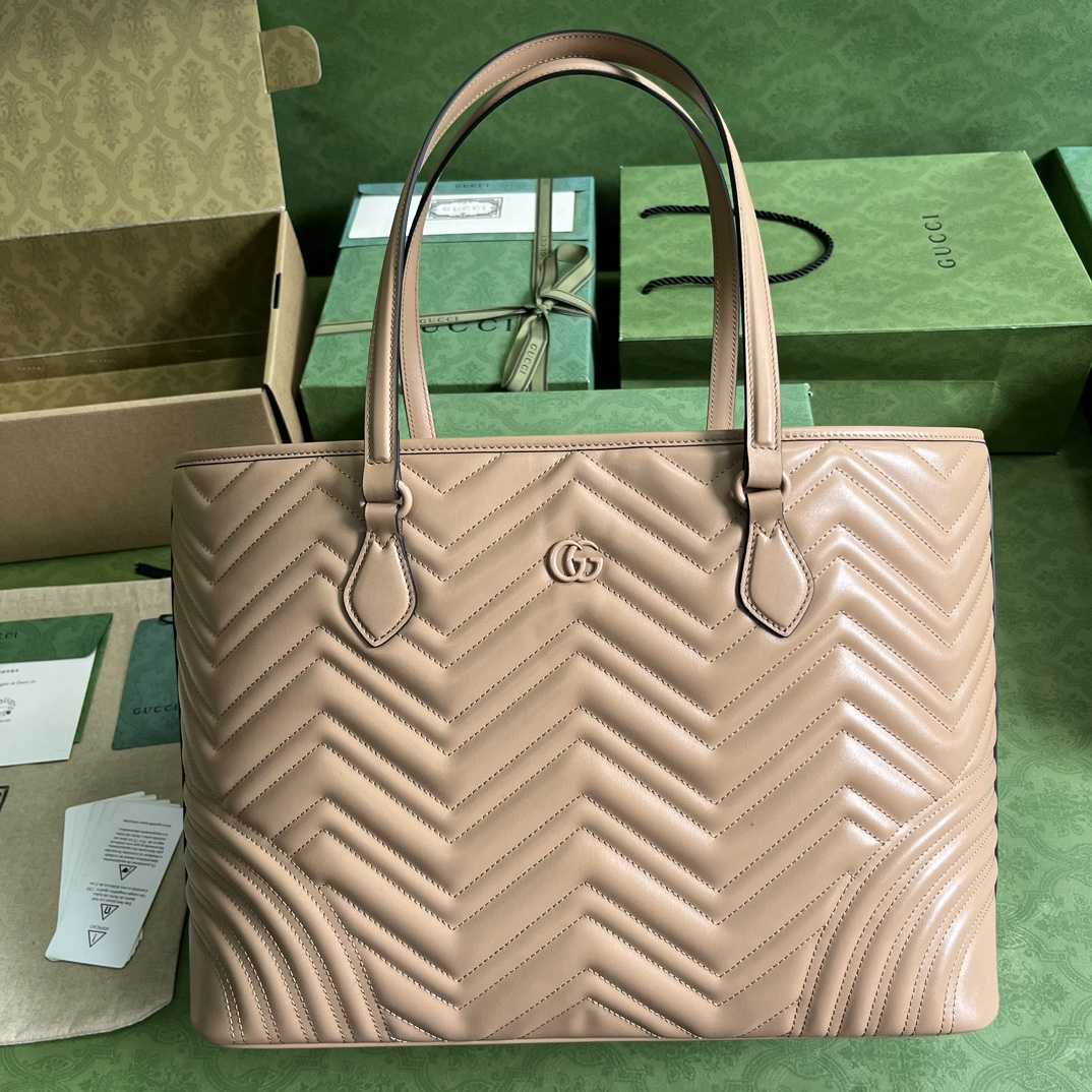 Gucci GG Marmont Large Tote Bag(38.5-29-14cm) - DesignerGu