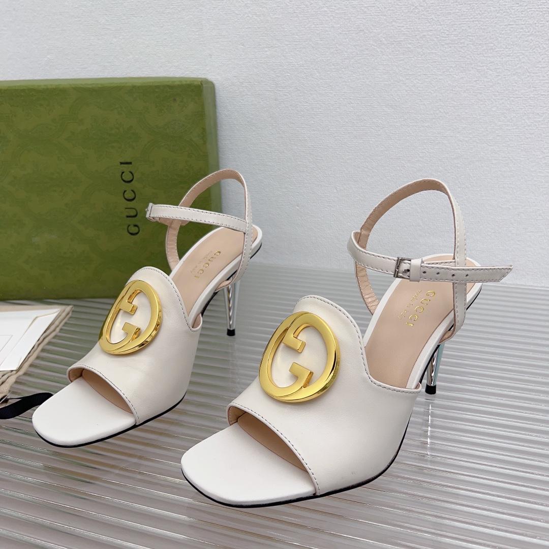 Gucci Blondie Heeled Sandal - DesignerGu