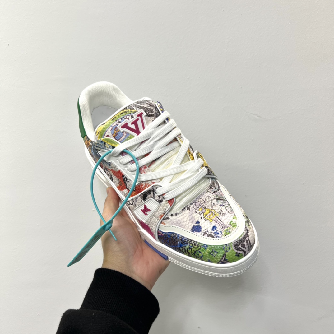 Louis Vuitton LV Trainer Sneaker     - DesignerGu