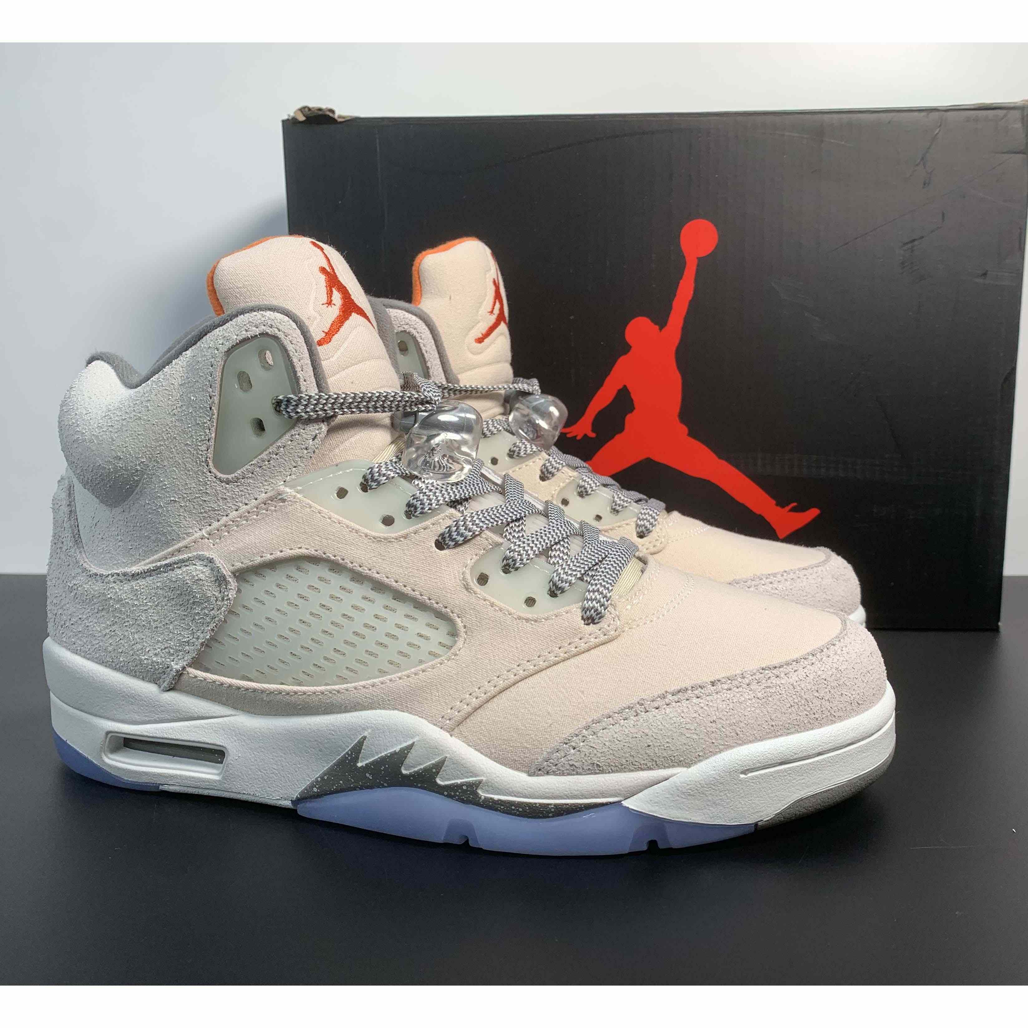 Air Jordan 5 SE Craft "Light Orewood Brown" Sneakers        FD9222-180  - DesignerGu