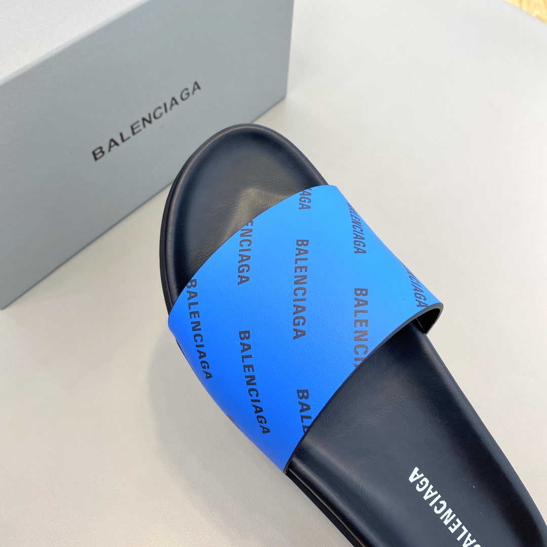 Balenciaga Logo Slide Sandal  - DesignerGu