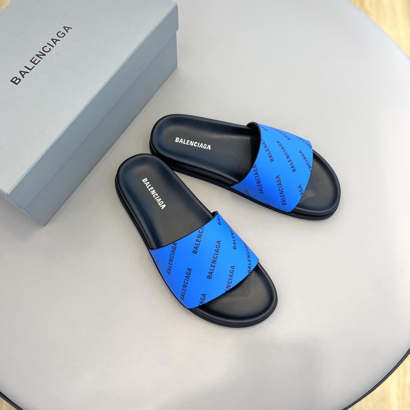 Balenciaga Logo Slide Sandal  - DesignerGu