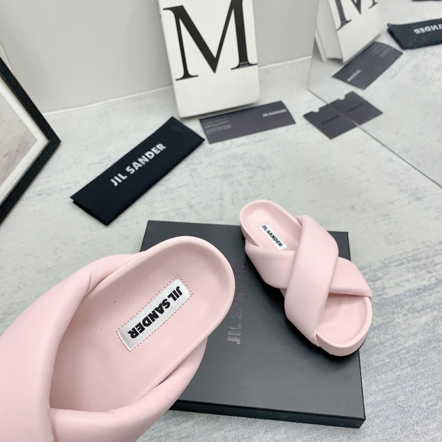 JIl Sander Padded Slides - DesignerGu