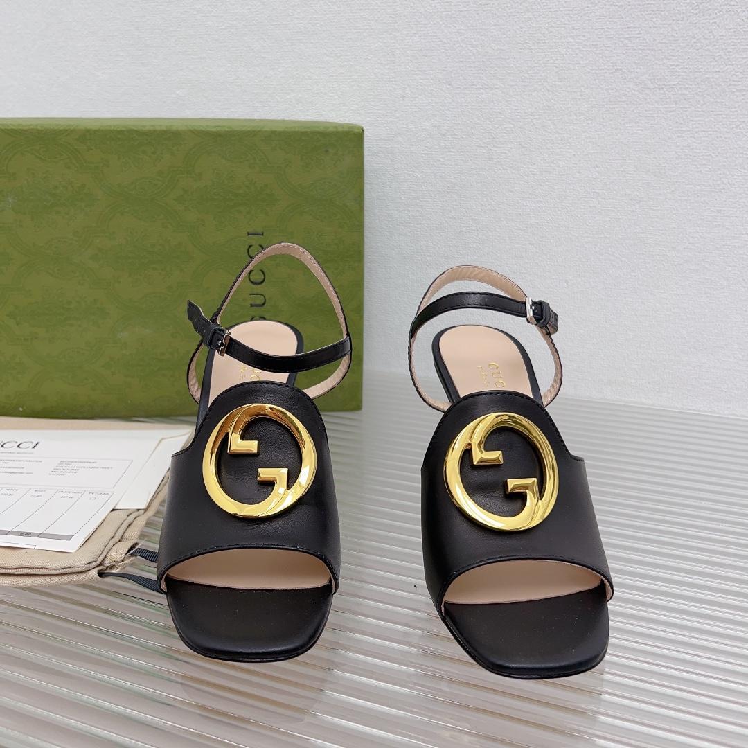 Gucci Blondie Heeled Sandal - DesignerGu