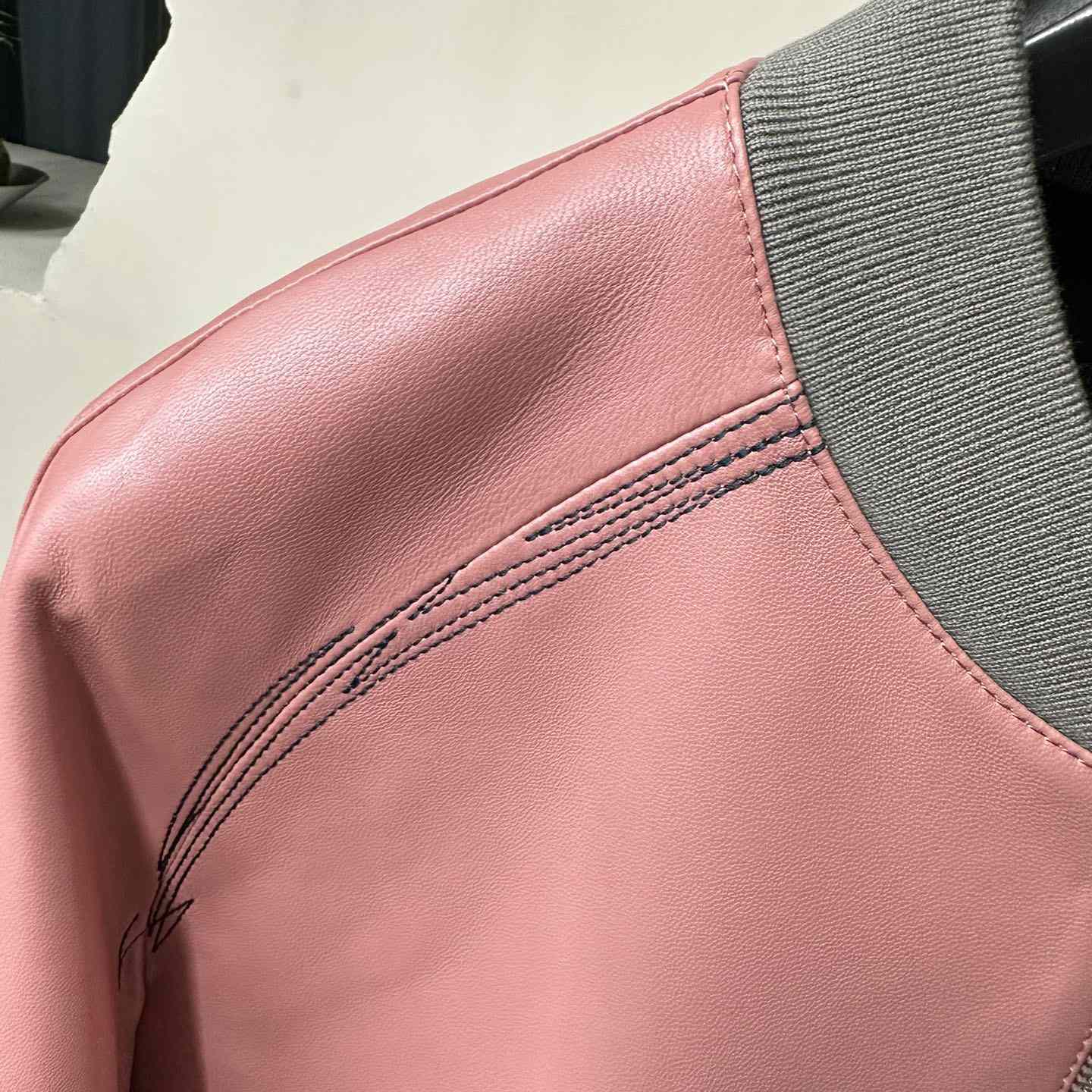 Hermes Jacket In Pink Calfskin - DesignerGu