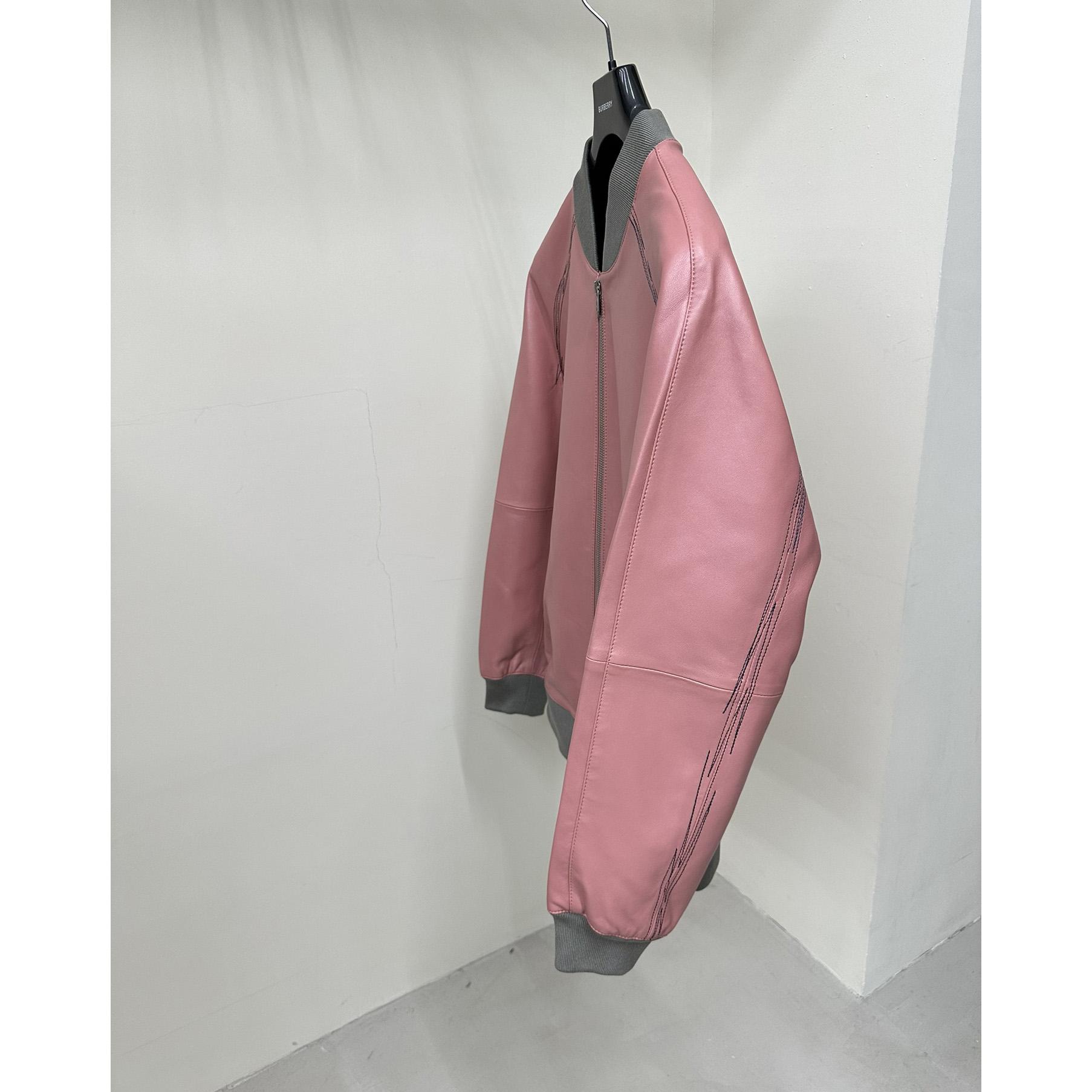 Hermes Jacket In Pink Calfskin - DesignerGu