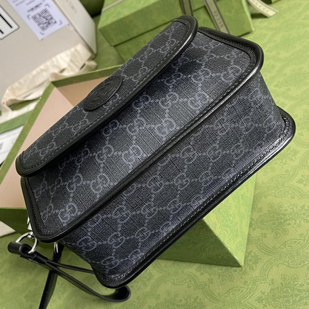 Gucci Messenger Bag With Interlocking G(21*16.5*8cm)    - DesignerGu