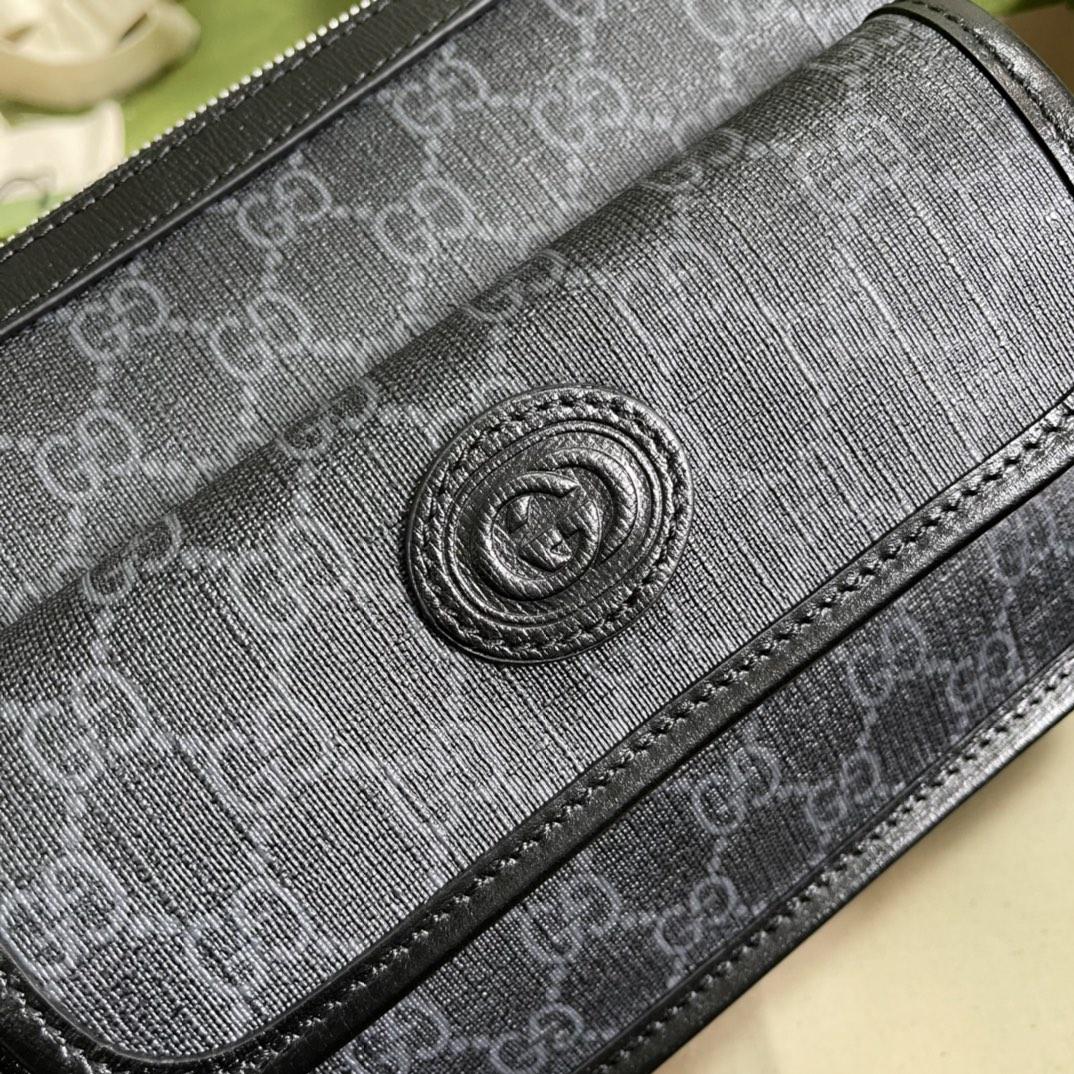 Gucci Messenger Bag With Interlocking G(21*16.5*8cm)    - DesignerGu