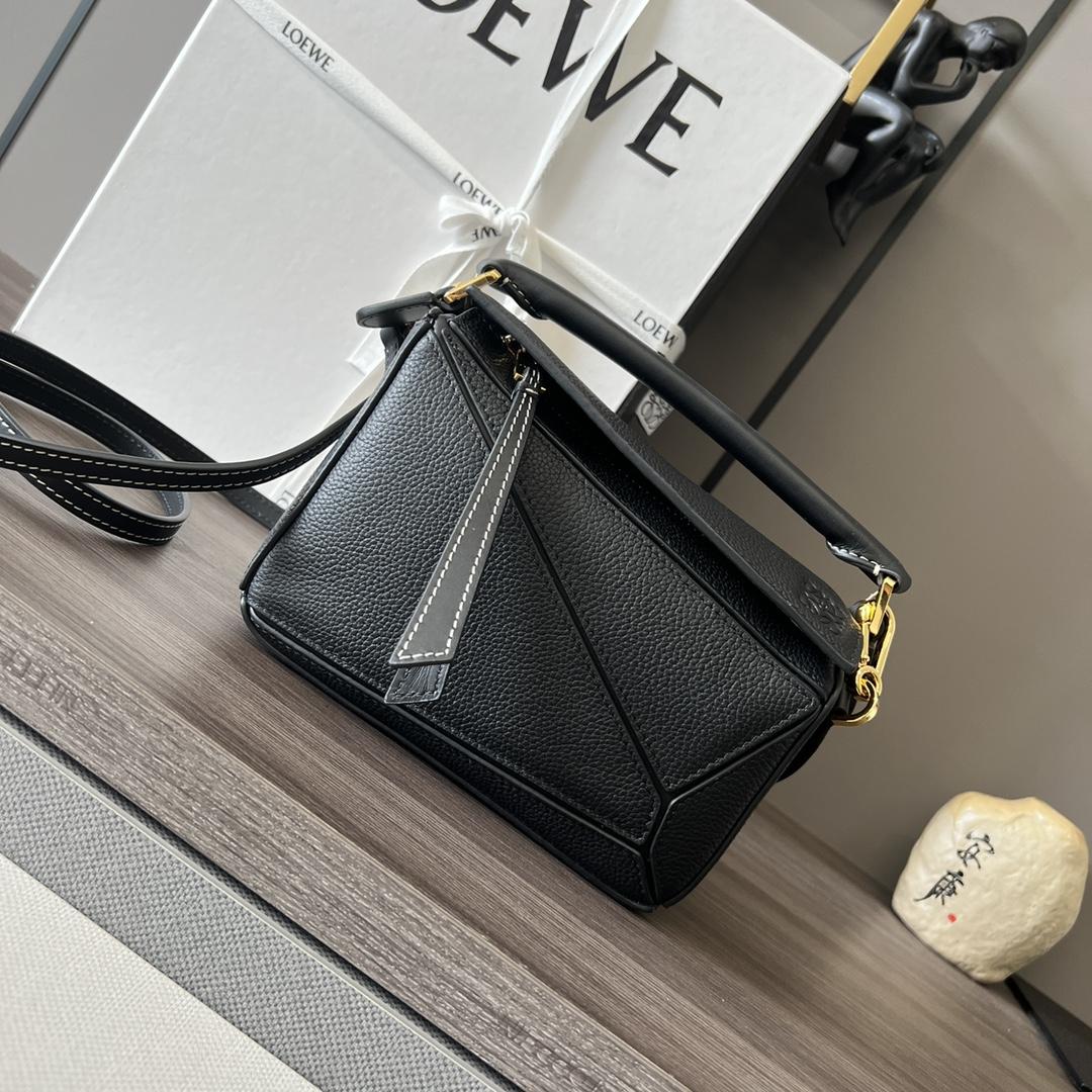 Loewe Mini Puzzle Bag In Classic Calfskin - DesignerGu