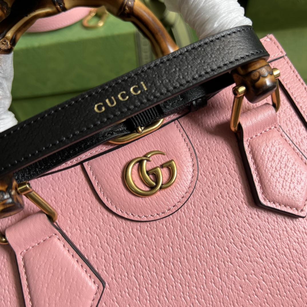 Gucci Diana Mini Tote Bag(20*16*10cm) - DesignerGu