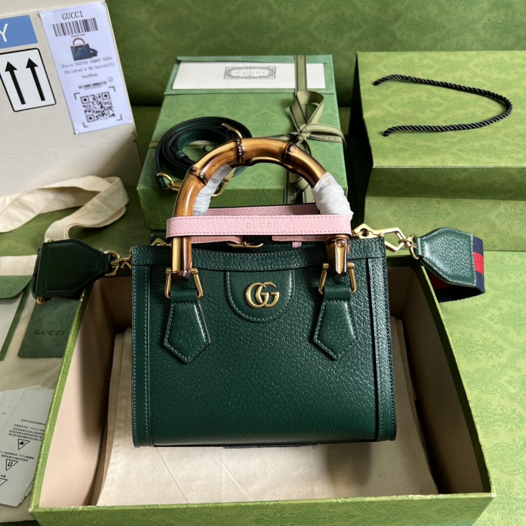 Gucci Diana Mini Tote Bag(20*16*10cm) - DesignerGu
