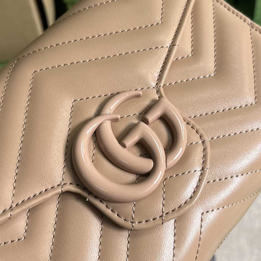 Gucci GG Marmont Matelassé Mini Bag(20-13-6cm)   - DesignerGu