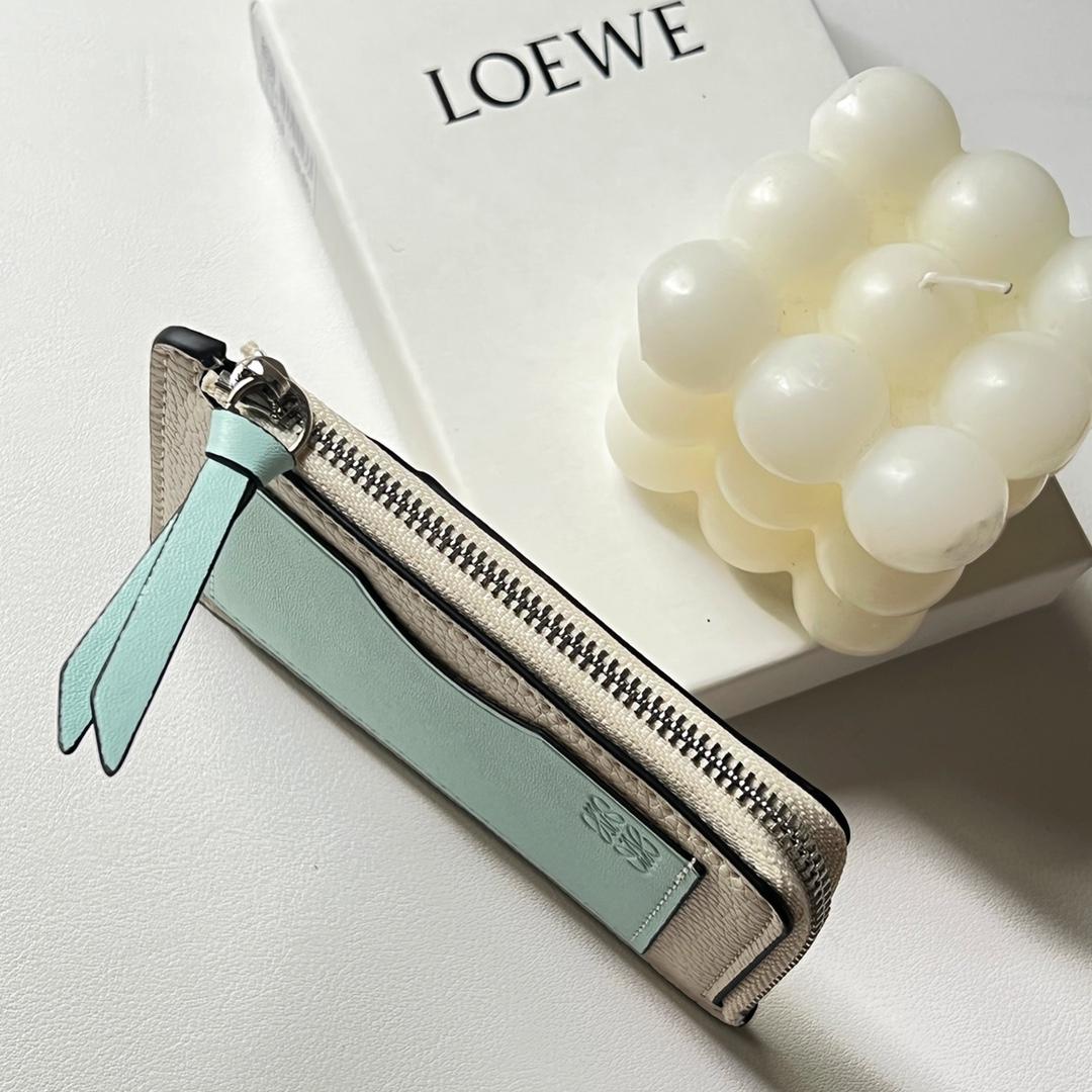 Loewe Coin Cardholder In Soft Grained Calfskin - DesignerGu