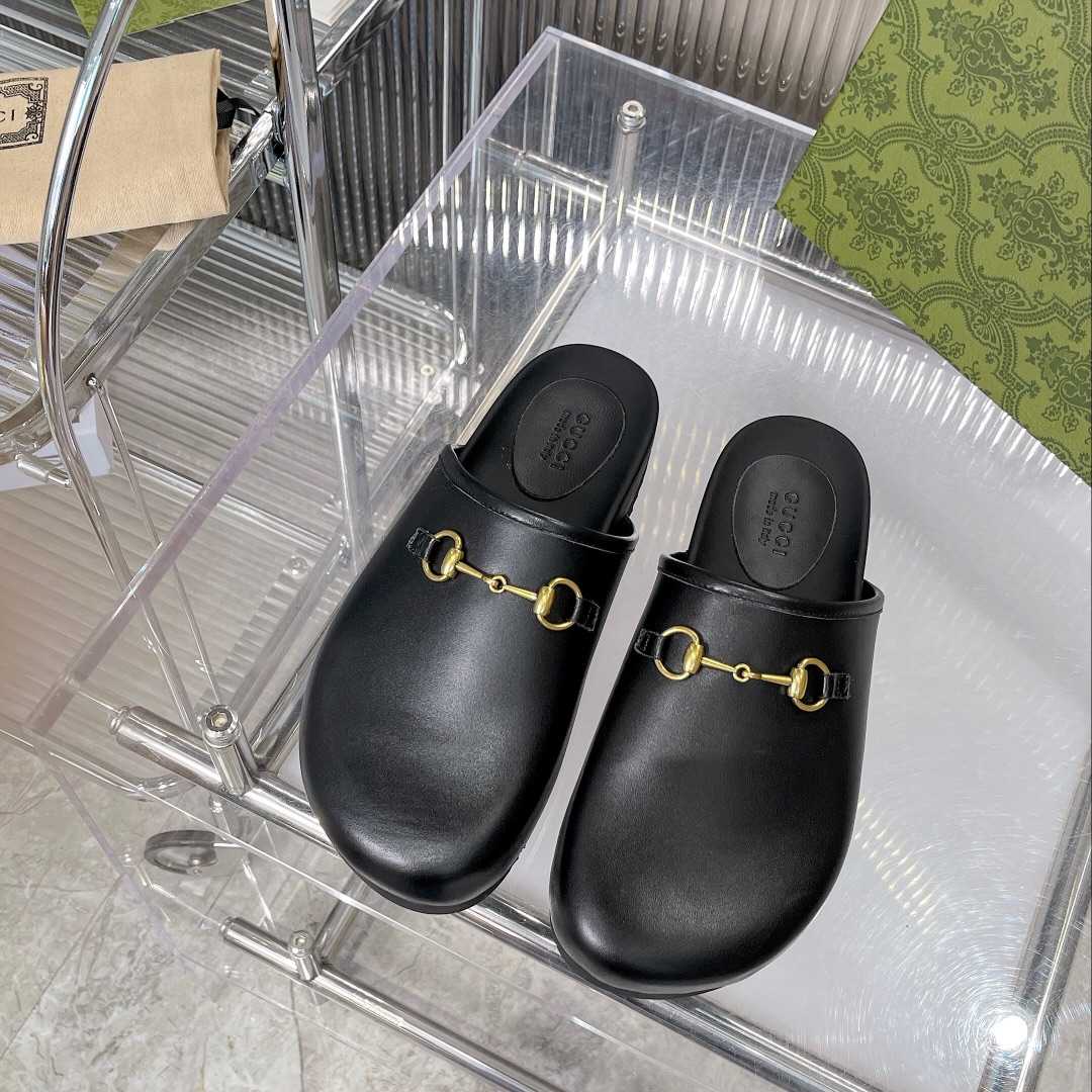 Gucci Horsebit Slip-on Sandal - DesignerGu