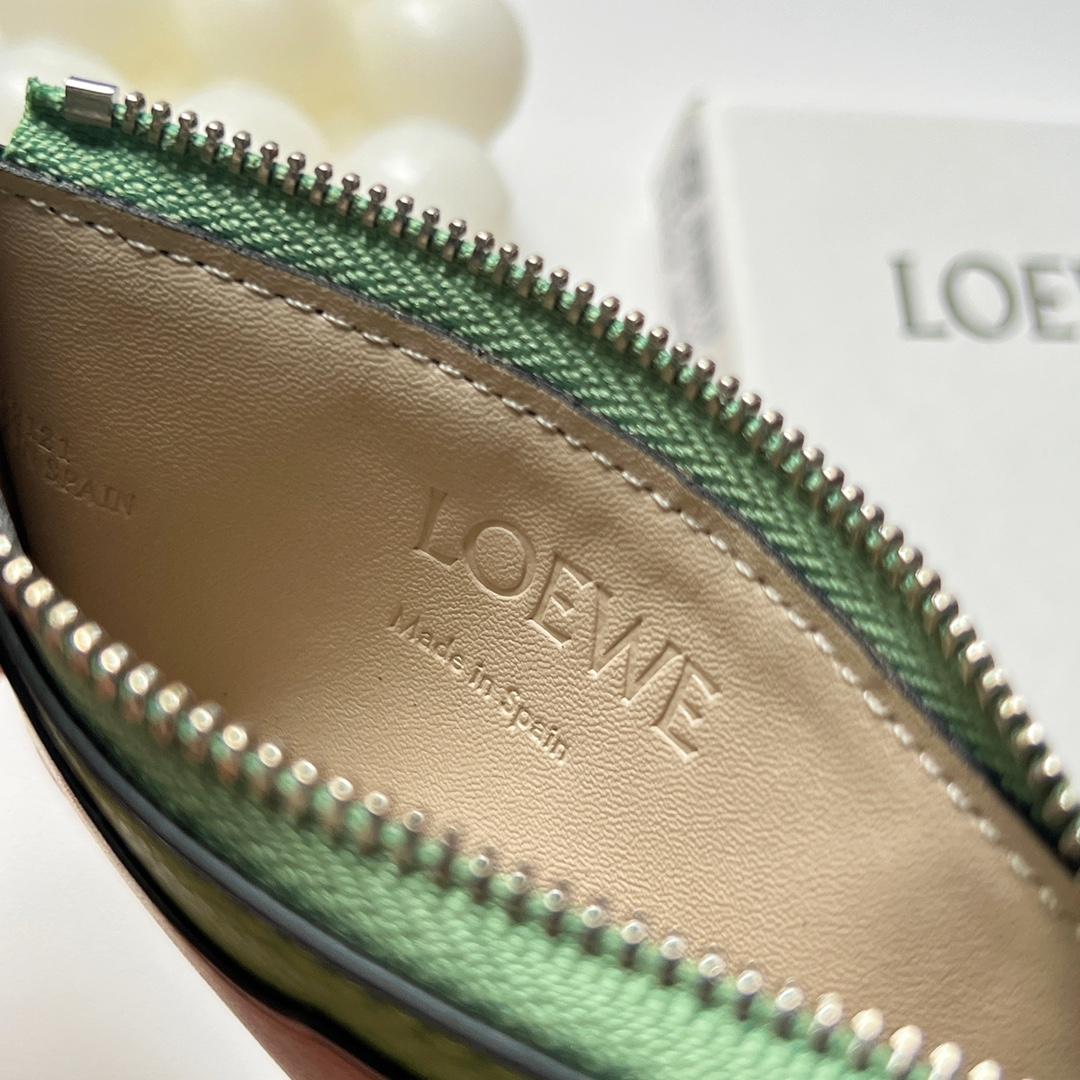 Loewe Coin Cardholder In Soft Grained Calfskin - DesignerGu