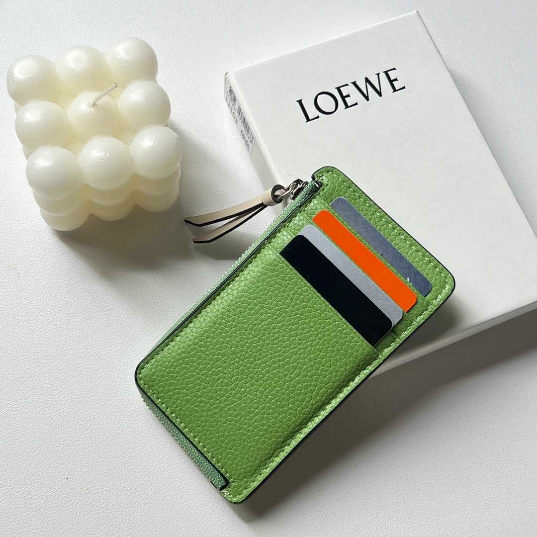 Loewe Coin Cardholder In Soft Grained Calfskin - DesignerGu