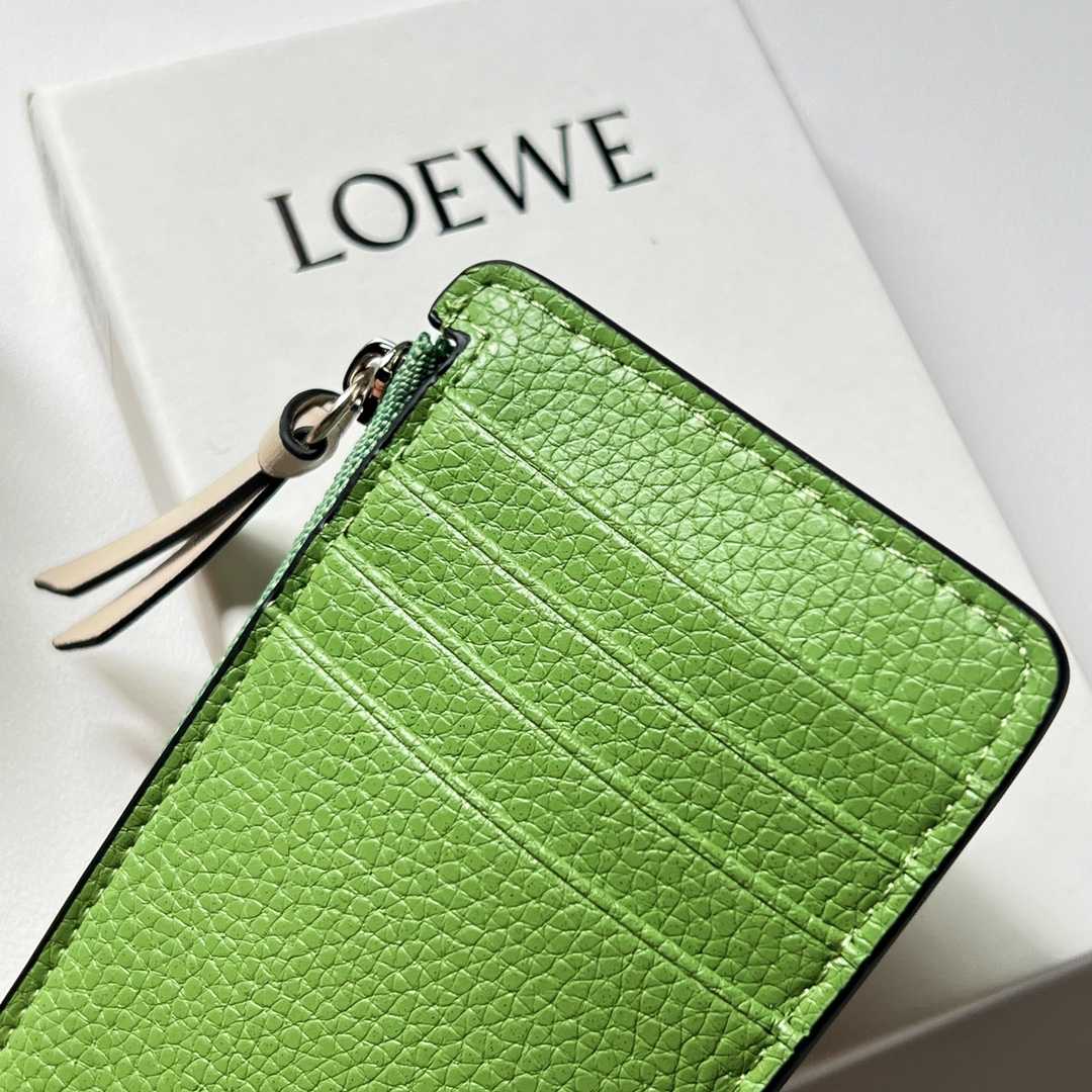 Loewe Coin Cardholder In Soft Grained Calfskin - DesignerGu