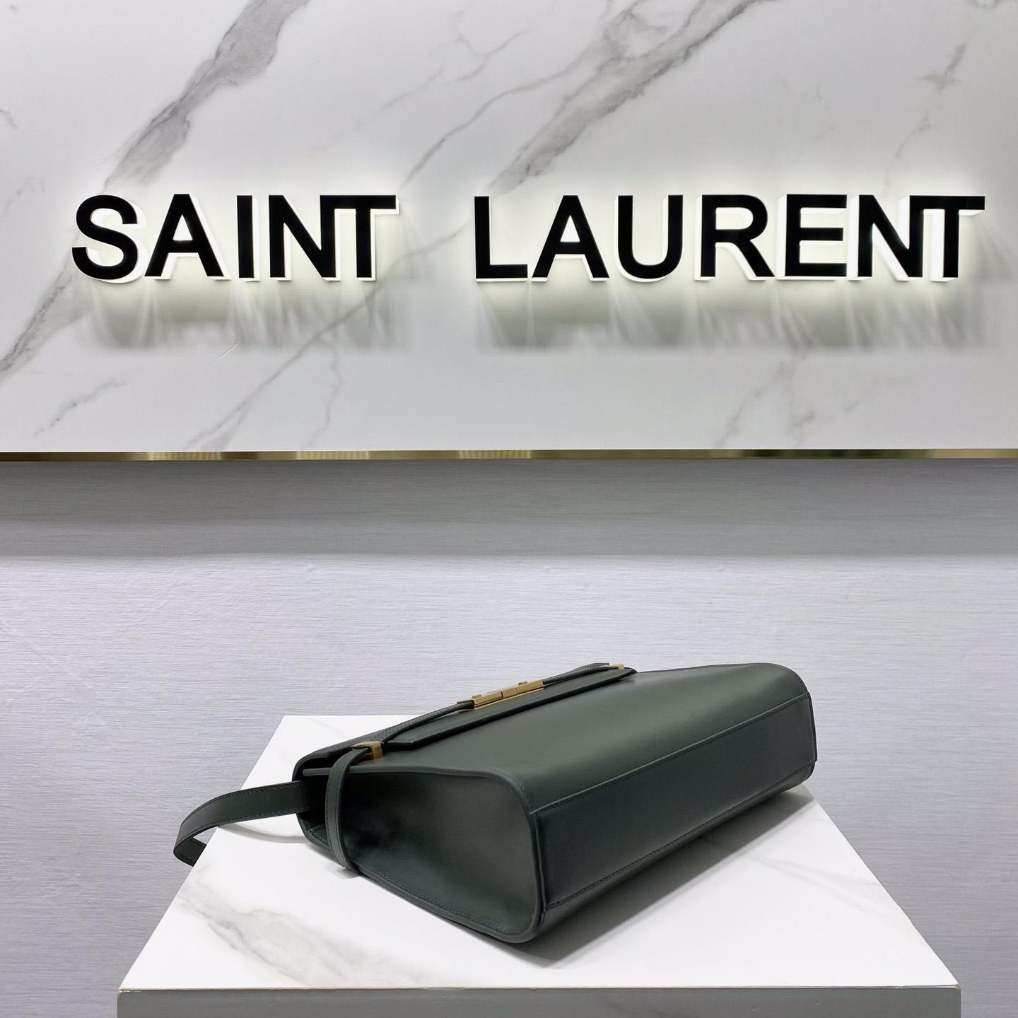 Saint Laurent Manhattan Shoulder Bag In Box Saint Laurent Leather - DesignerGu