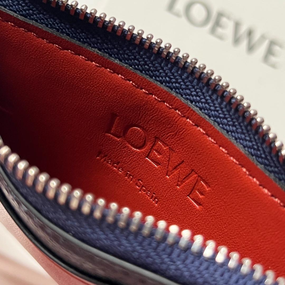 Loewe Coin Cardholder In Soft Grained Calfskin - DesignerGu