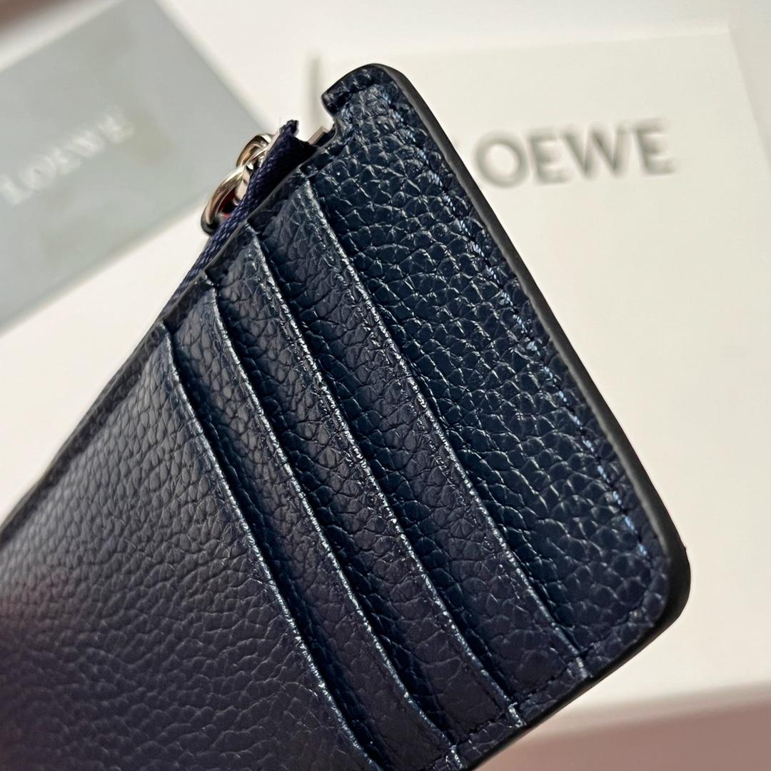 Loewe Coin Cardholder In Soft Grained Calfskin - DesignerGu