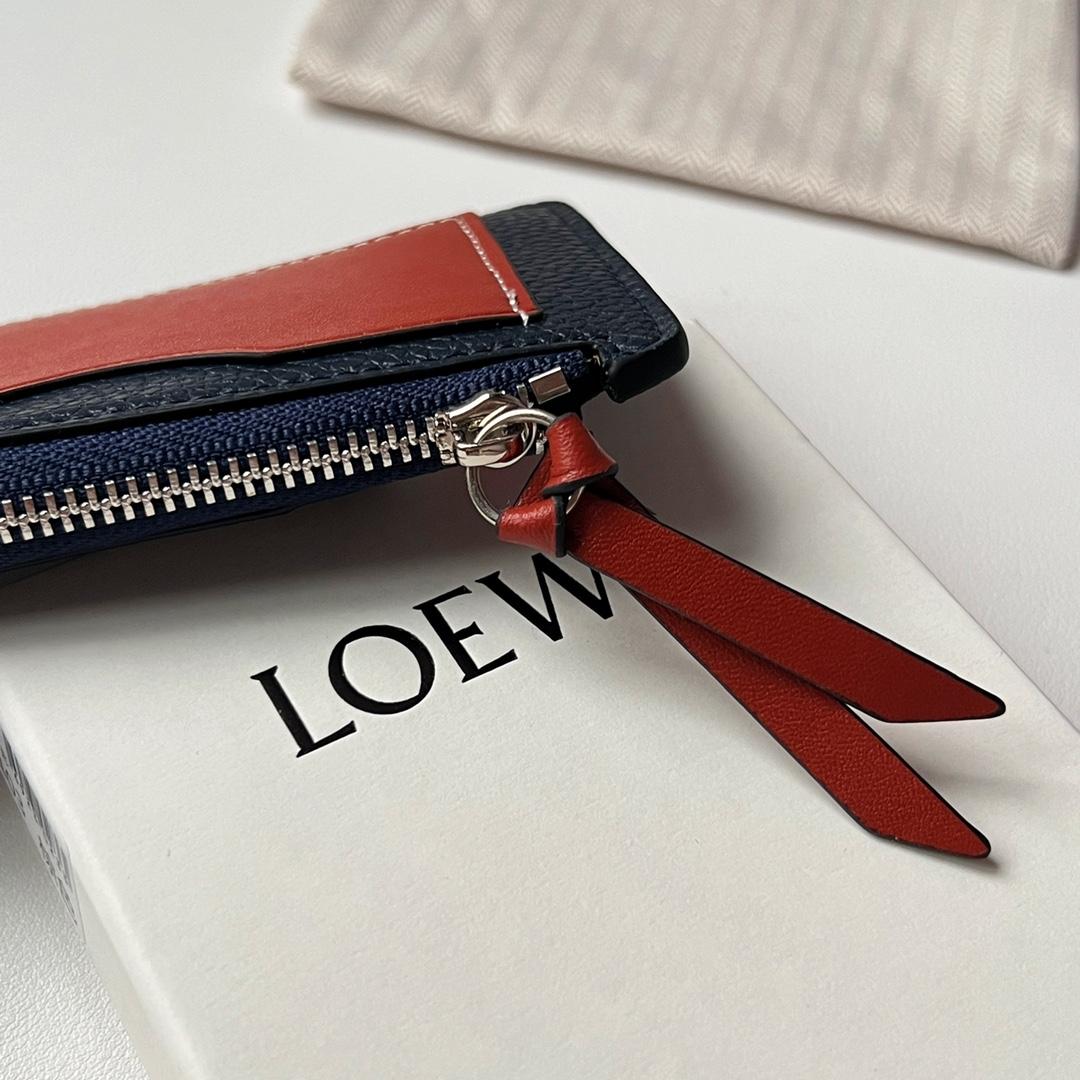 Loewe Coin Cardholder In Soft Grained Calfskin - DesignerGu