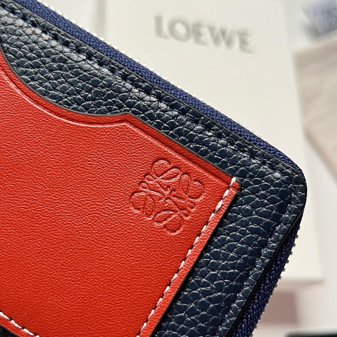 Loewe Coin Cardholder In Soft Grained Calfskin - DesignerGu