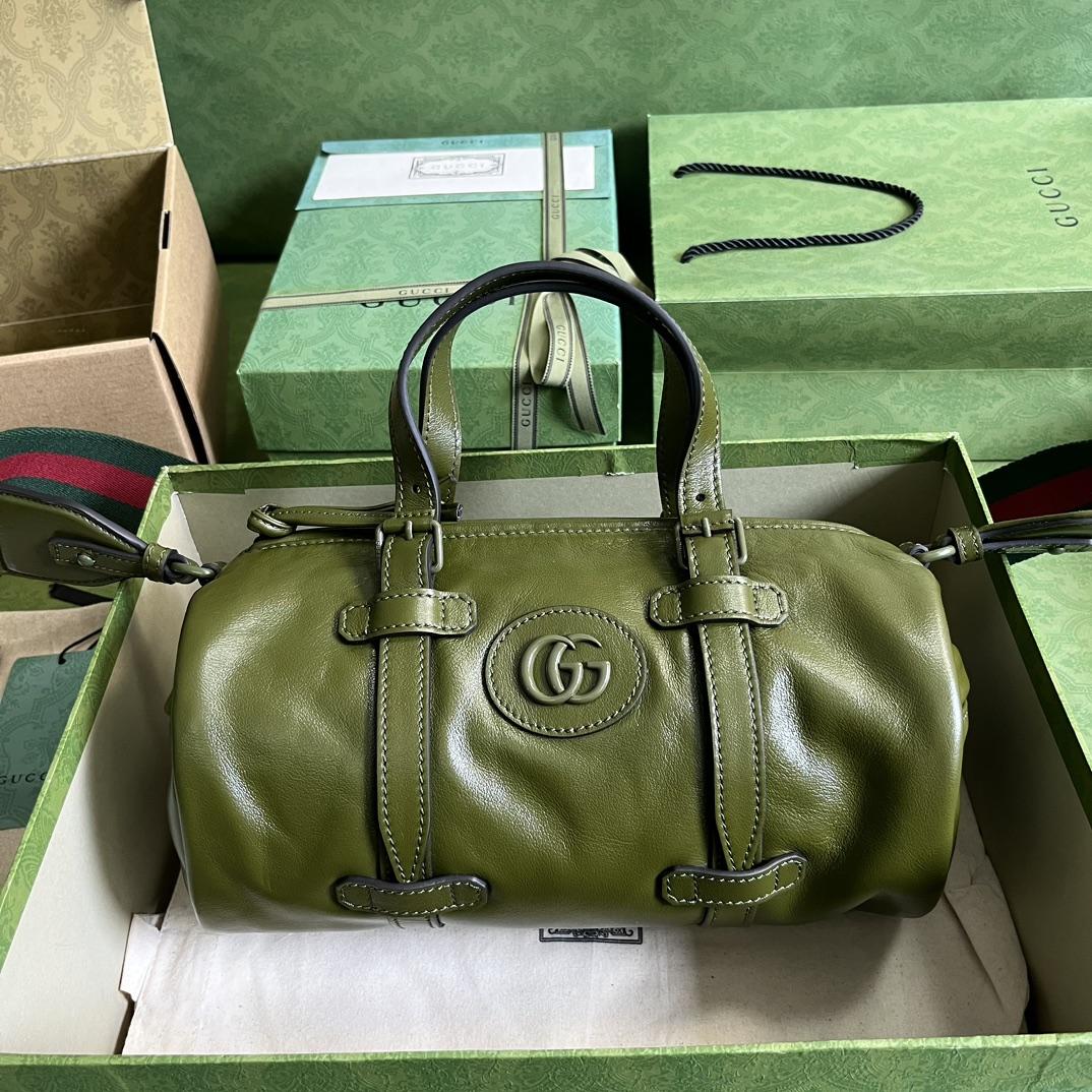 Gucci Small Duffle Bag With Tonal Double G(28.5-16-16cm) - DesignerGu