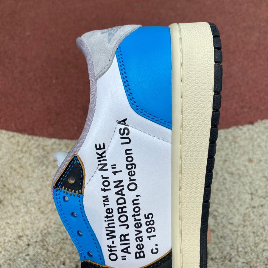  Air Jordan 1 x Off-white Low Sneaker    CZ0790-108 - DesignerGu