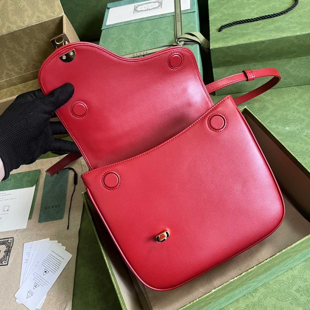 Gucci Equestrian Inspired Shoulder Bag(21-20-7cm)   - DesignerGu