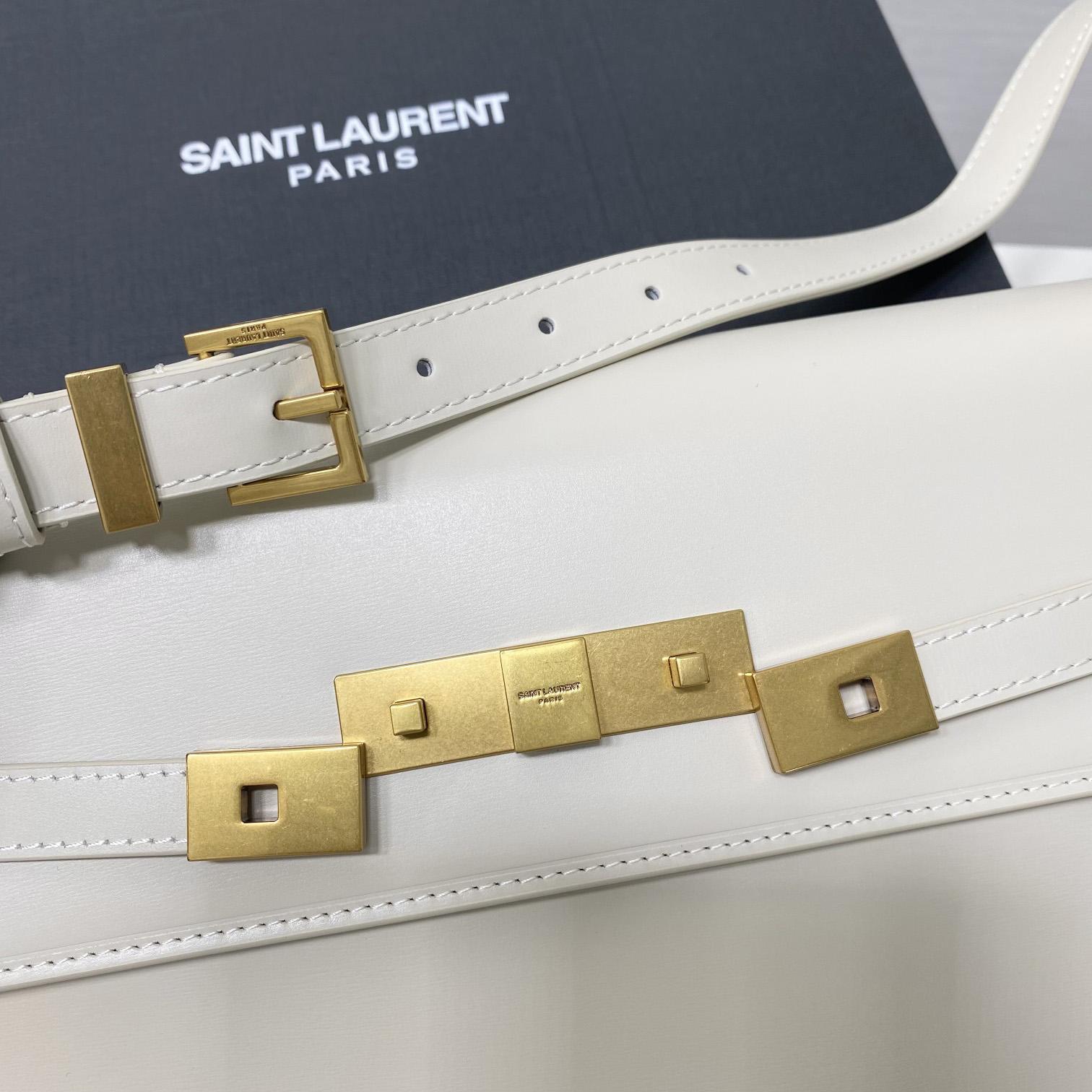 Saint Laurent Manhattan Shoulder Bag In Box Saint Laurent Leather - DesignerGu