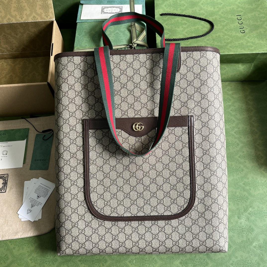 Gucci Ophidia GG Large Tote Bag - DesignerGu