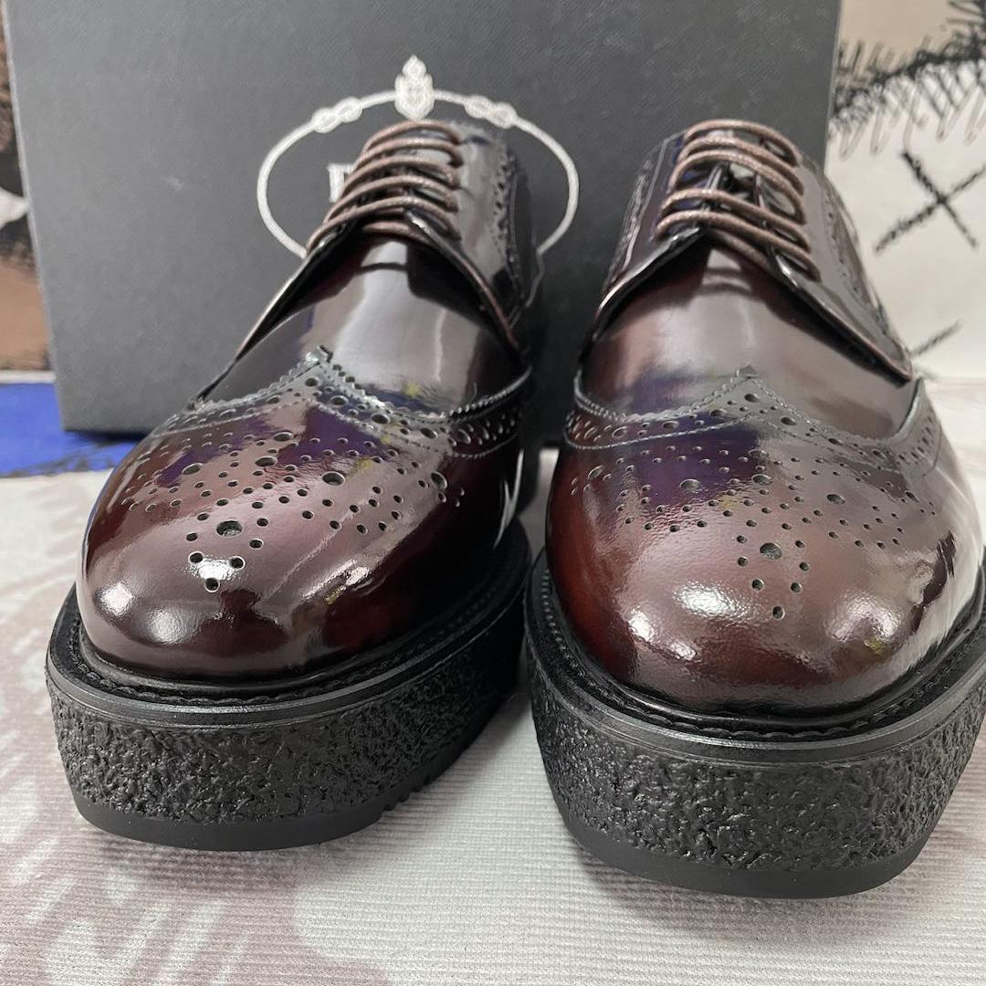 Prada Two Tone Brogue Leather Lace Up Derby(Upon UK Size) - DesignerGu