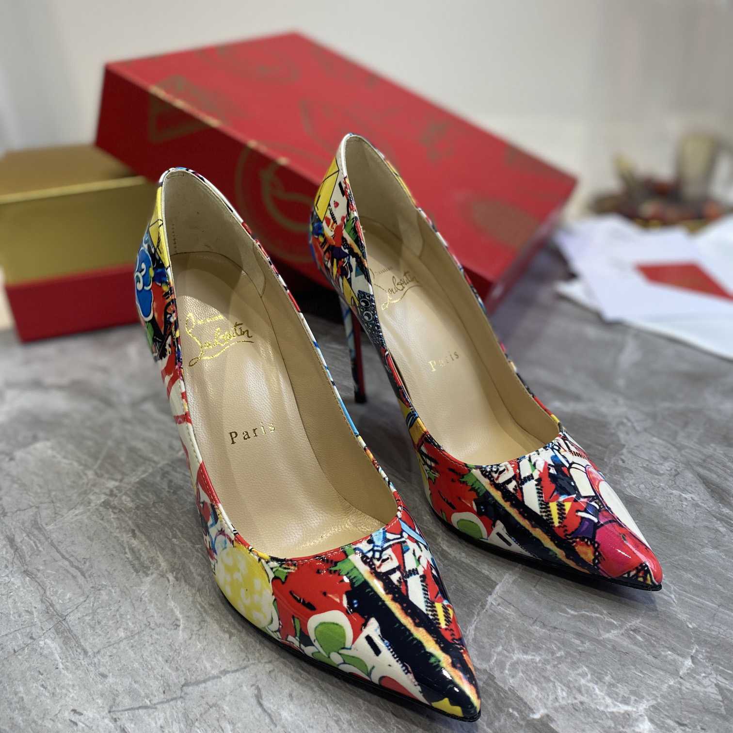 Christian Louboutin Pigalle Follies Print Pumps - DesignerGu