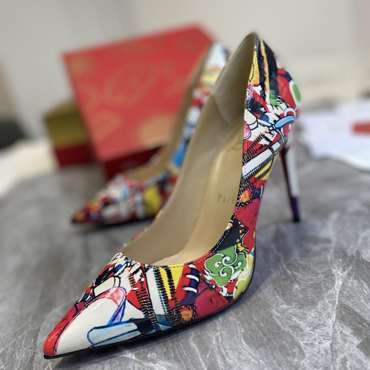 Christian Louboutin Pigalle Follies Print Pumps - DesignerGu