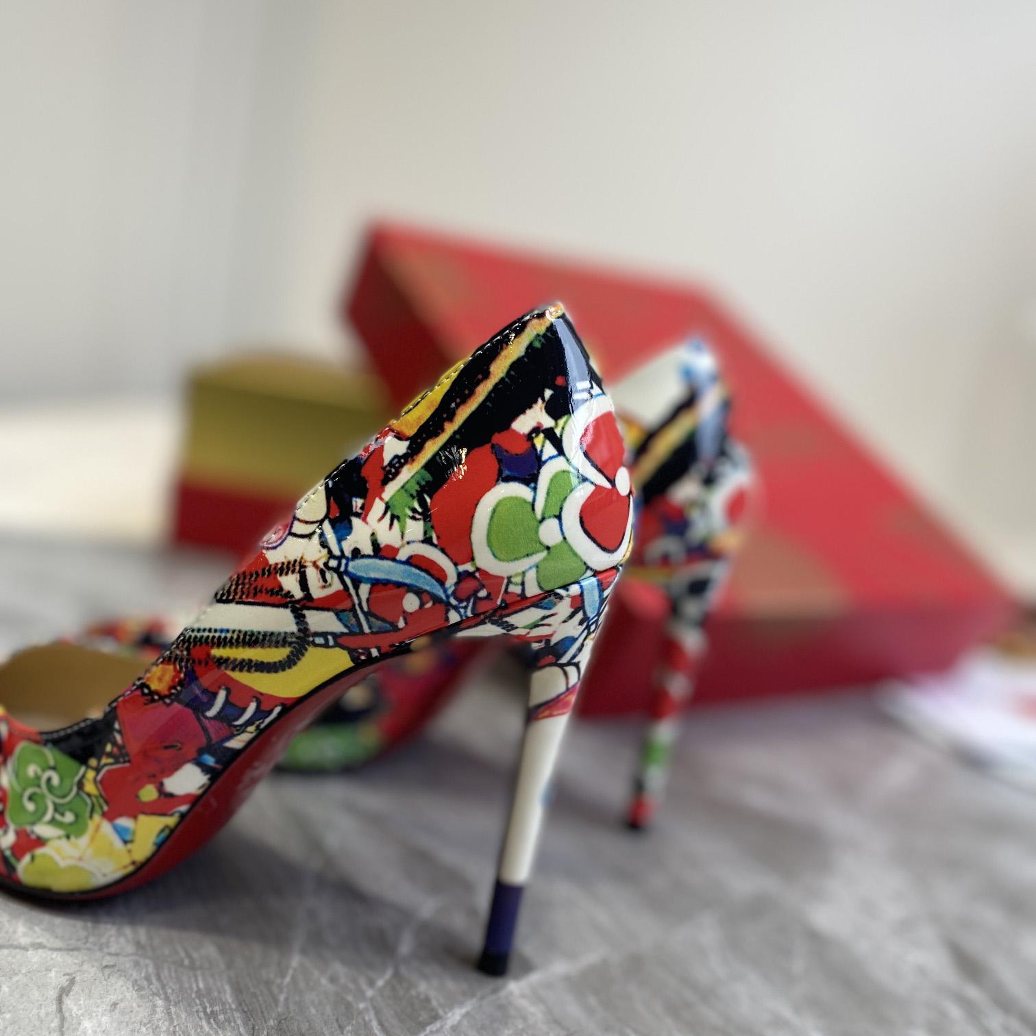 Christian Louboutin Pigalle Follies Print Pumps - DesignerGu