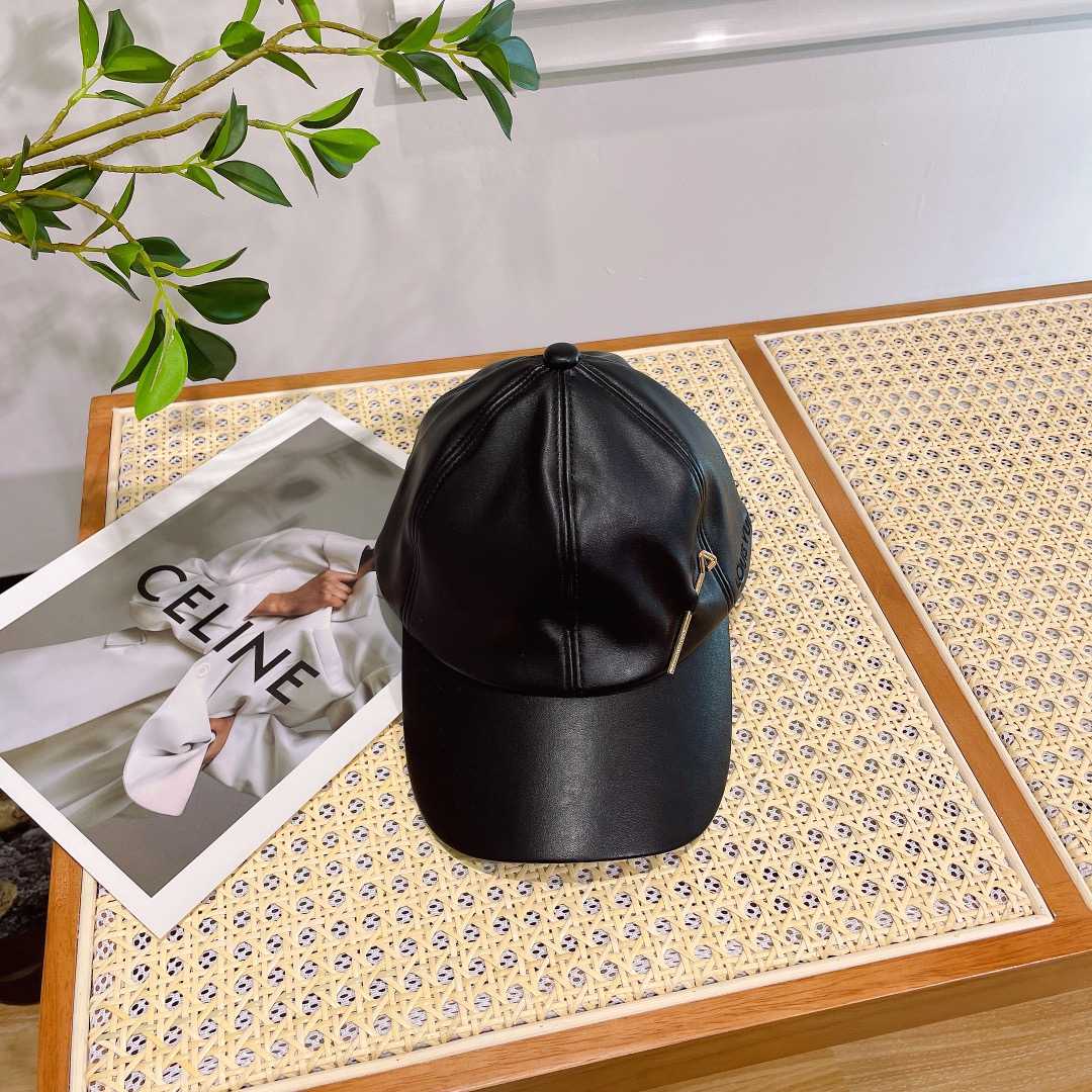 Louis Vuitton LV Pin Leather Cap    - DesignerGu